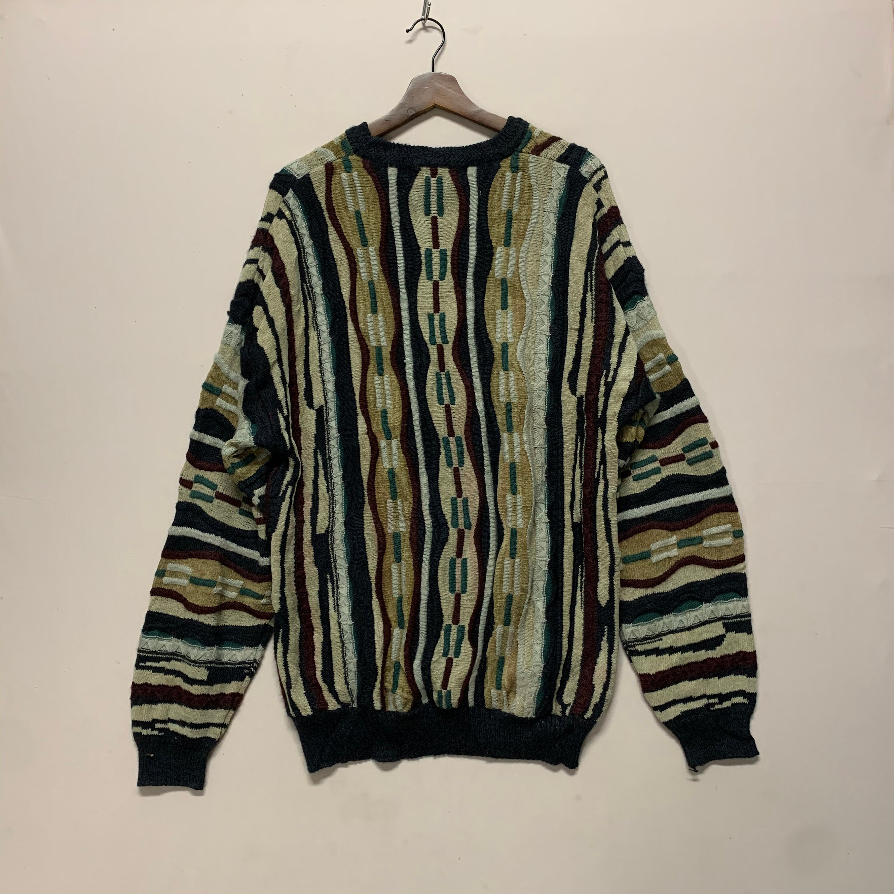 Arnaldo Bassini Like Coogi Knitwear Sweater Knitting Multi - Etsy