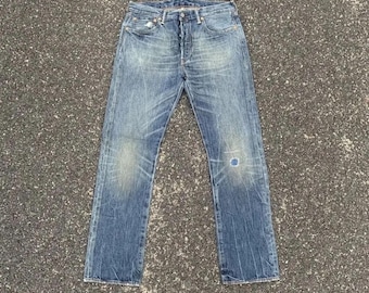 Jeans Levi’s 501 con piacevole effetto scolorito, taglia W32 L32, pantaloni in denim da uomo Levi’s.