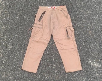 Vintage Take Two Multi Pocket Utility Cargo Pants Waist 32