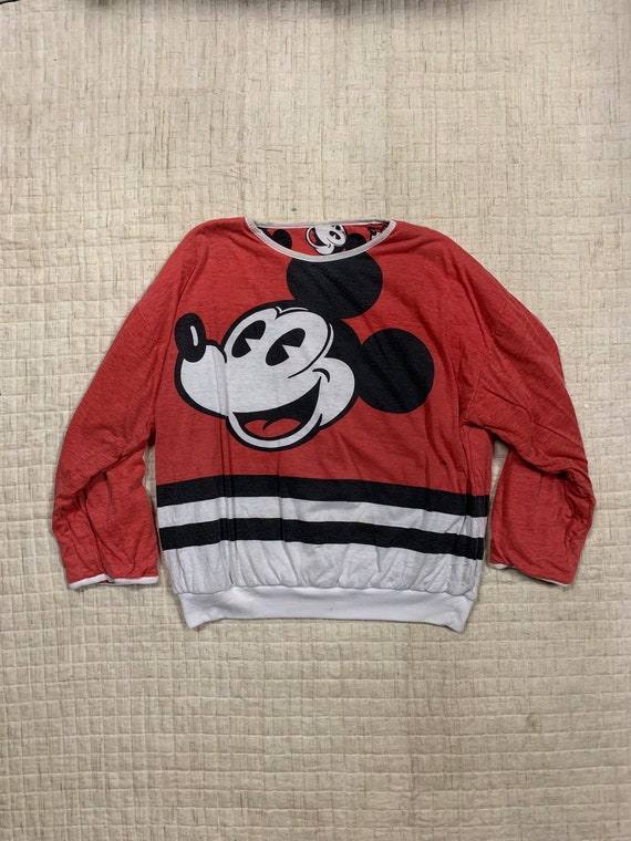 Mickey Mouse Disneys Reversable Full Printed Crewn