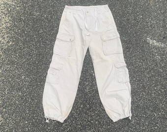 8-Pocket Vintage Cride Utility Baggy Multipocket Cargo Trousers Tactical Pants