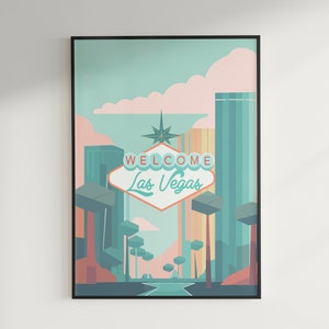 Las Vegas Travel Poster