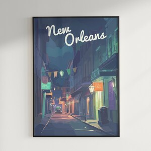 New Orleans Travel Poster
