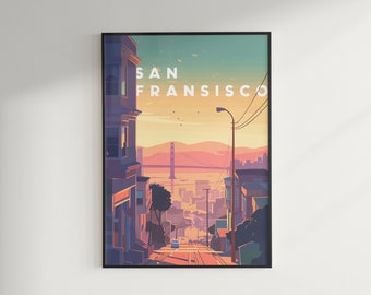 San Francisco Travel Poster