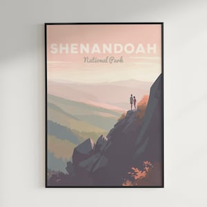 Shenandoah National Park Travel Poster