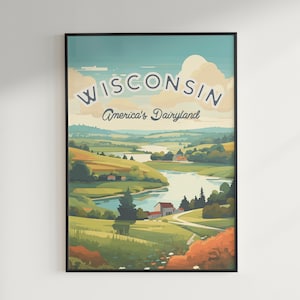 Wisconsin Travel Poster