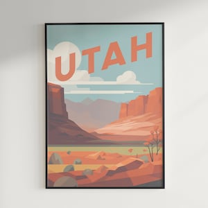 Utah Travel Poster