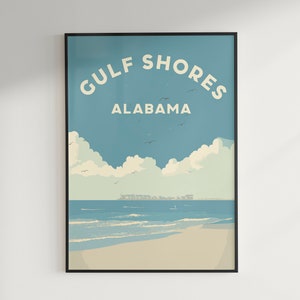 Gulf Shores, Alabama Travel Poster