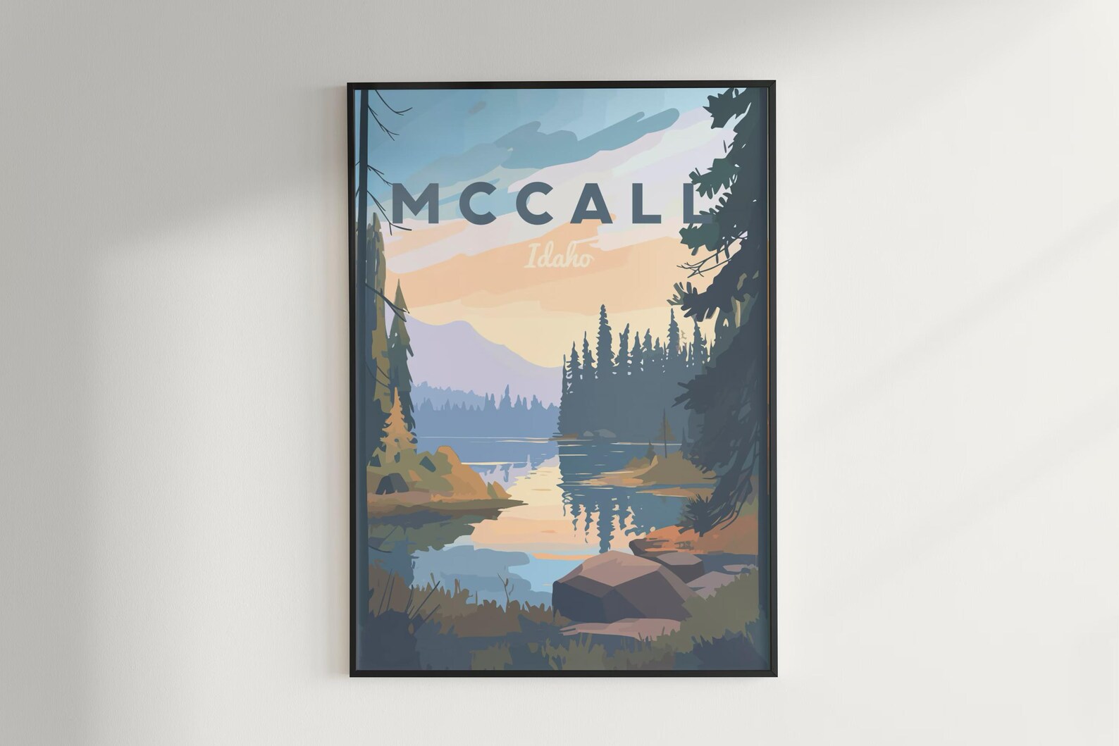 Mccall, Idaho Travel Poster – Digital Download - Etsy
