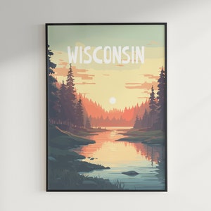 Wisconsin Travel Poster