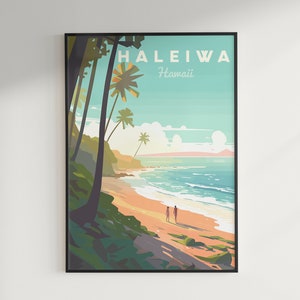 Haleiwa, Hawaii Travel Poster