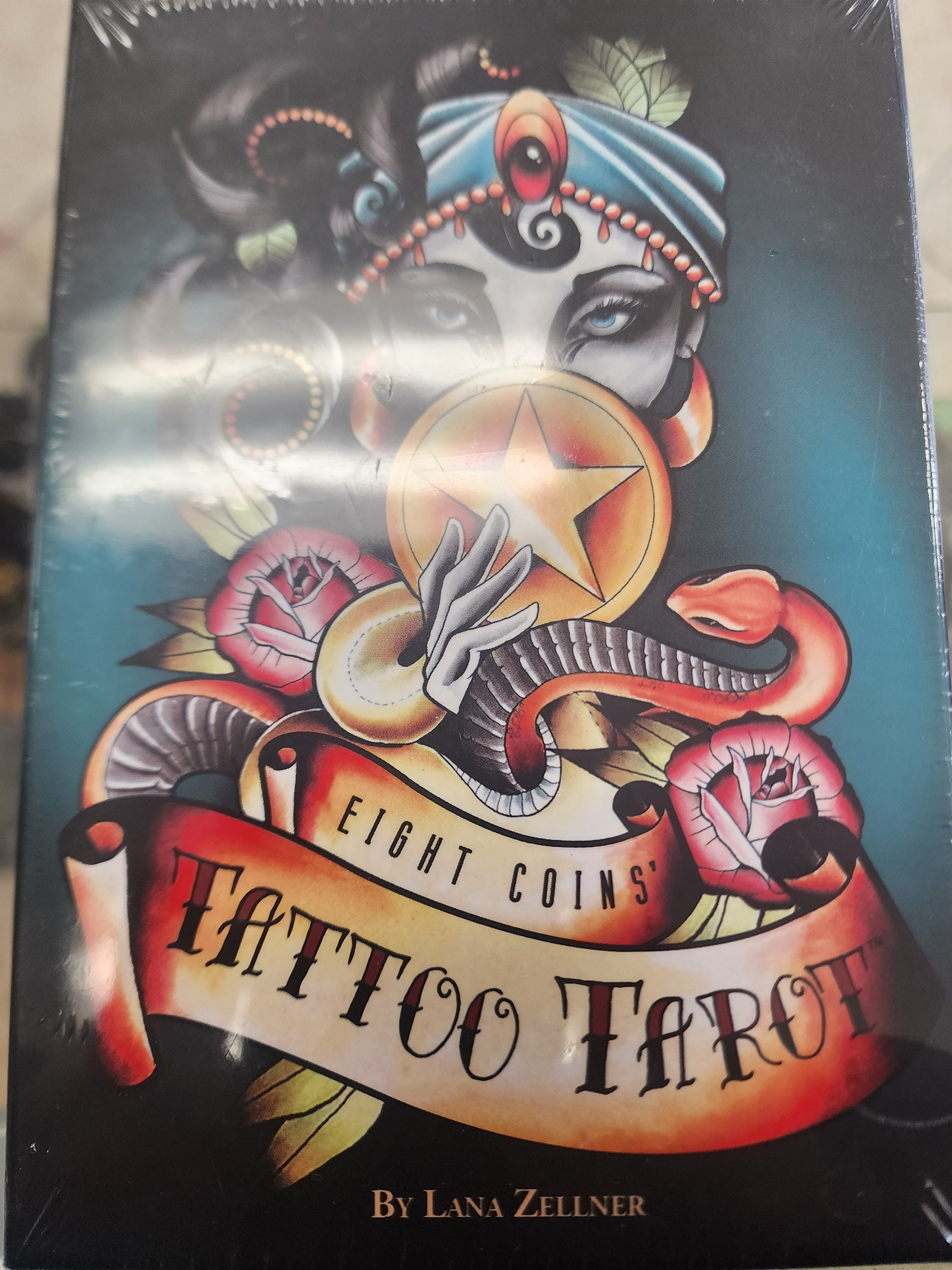 Eight Coins Tattoo Tarot 82 Card Deck By Lana Zellner With Book COMPLETE   eBay