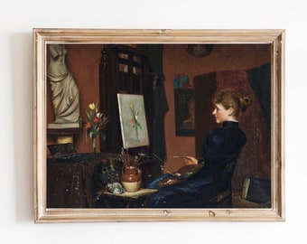 ルイ＝レオポルド・ボワイー作「画家のアトリエ」印刷可能 | 19