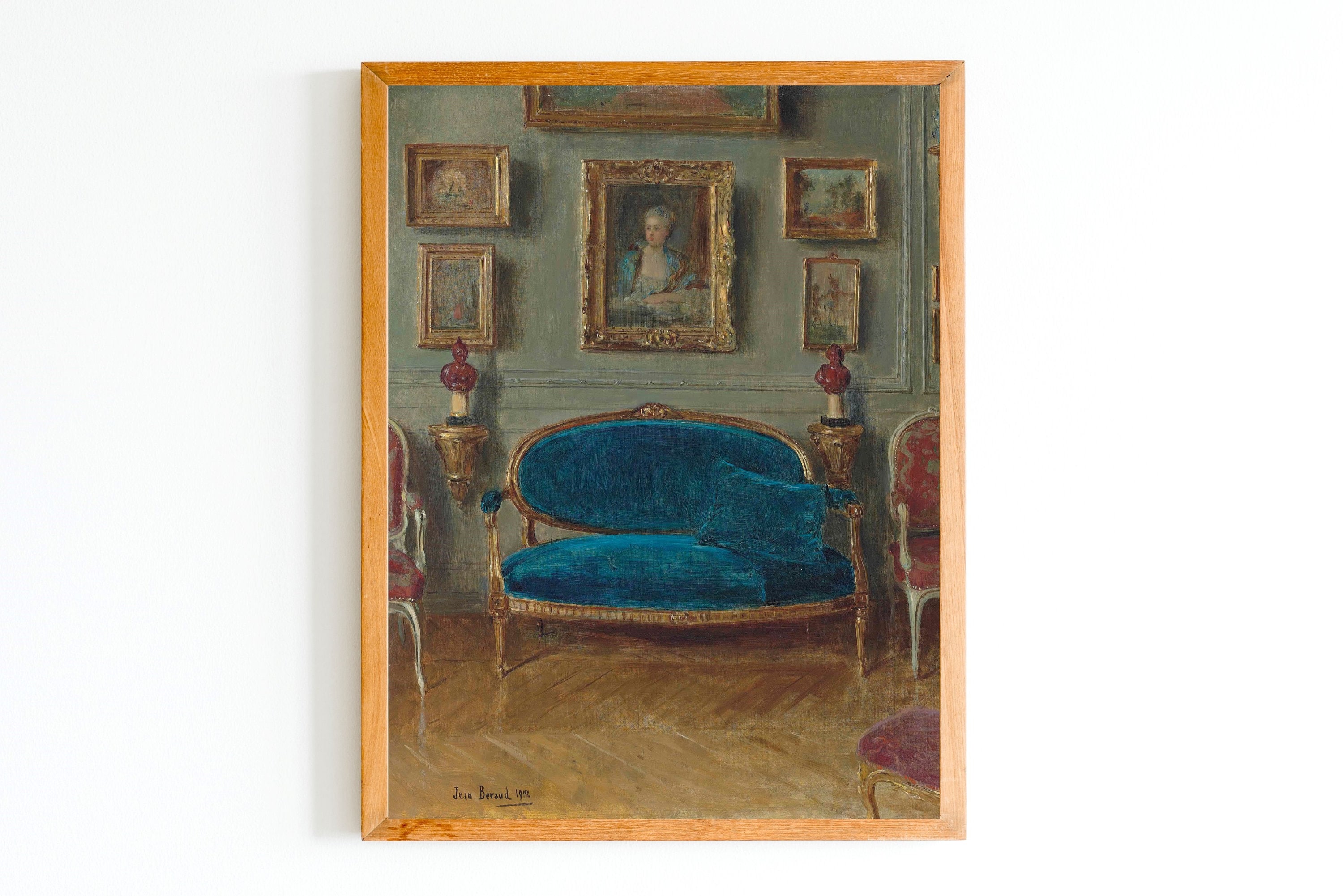 French brocante oil paintings - Etsy 日本