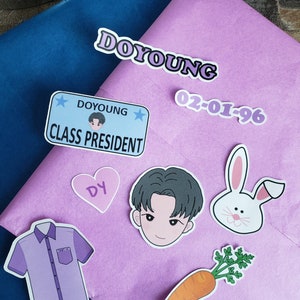 NCT Doyoung Sticker Pack//NCT 127 kpop & journal stickers