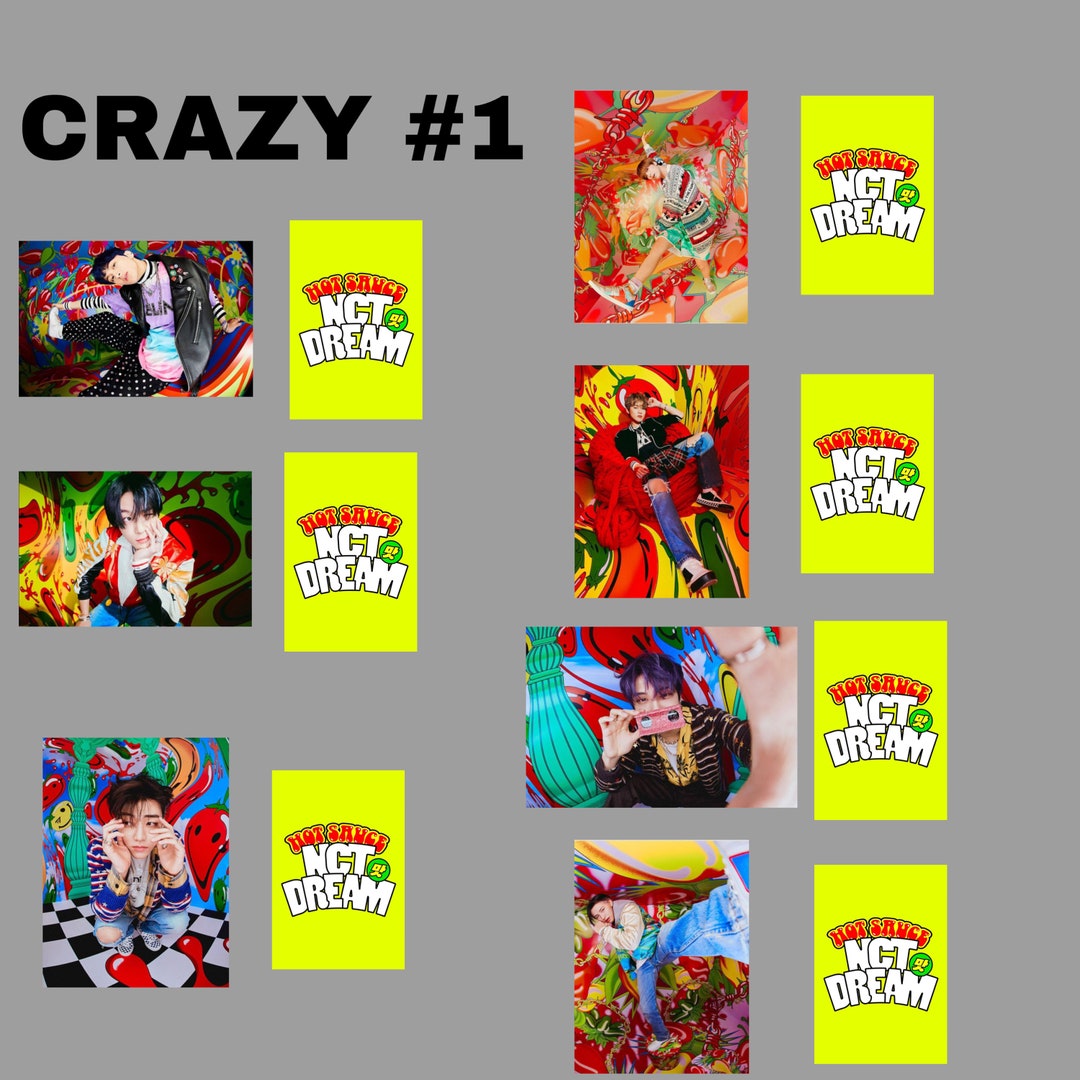 NCT DREAM Hot Sauce Double-sided Photocards// Read Bio - Etsy