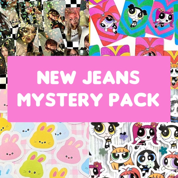 New Jean Mystery Pack // New Jeans Bunnies Club // New Jeans Merch // New Jeans Photocard // New Jeans Stickers