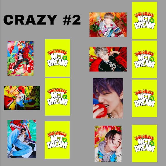 nct マーク トレカ nct dream hot sauce md Kpop NCT DREAM Hot Sauce Photo Card Self Made Autograph