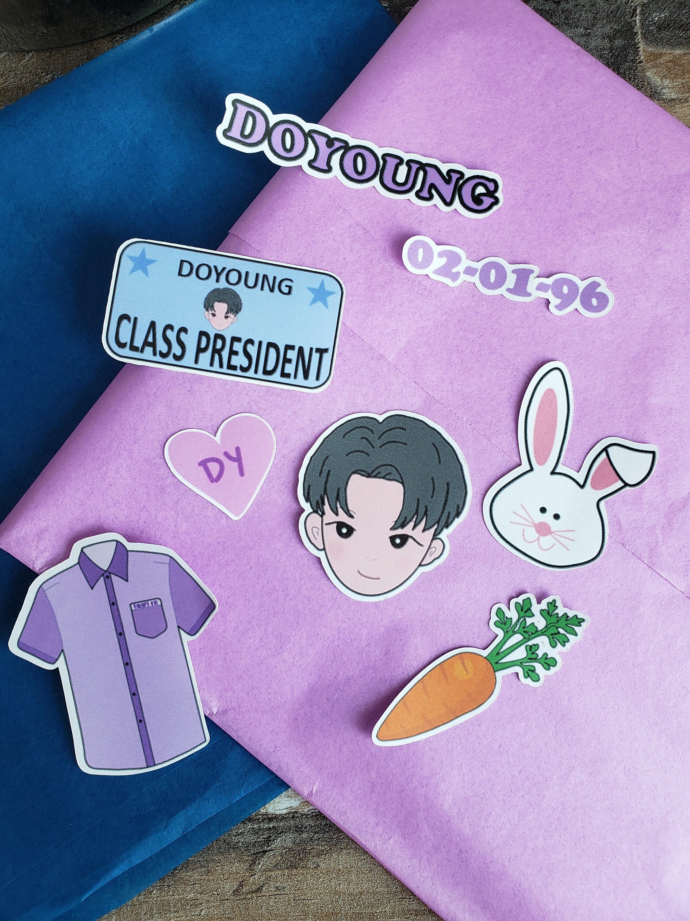 NCT Doyoung Sticker Pack//nct 127 Kpop & Journal Stickers - Etsy