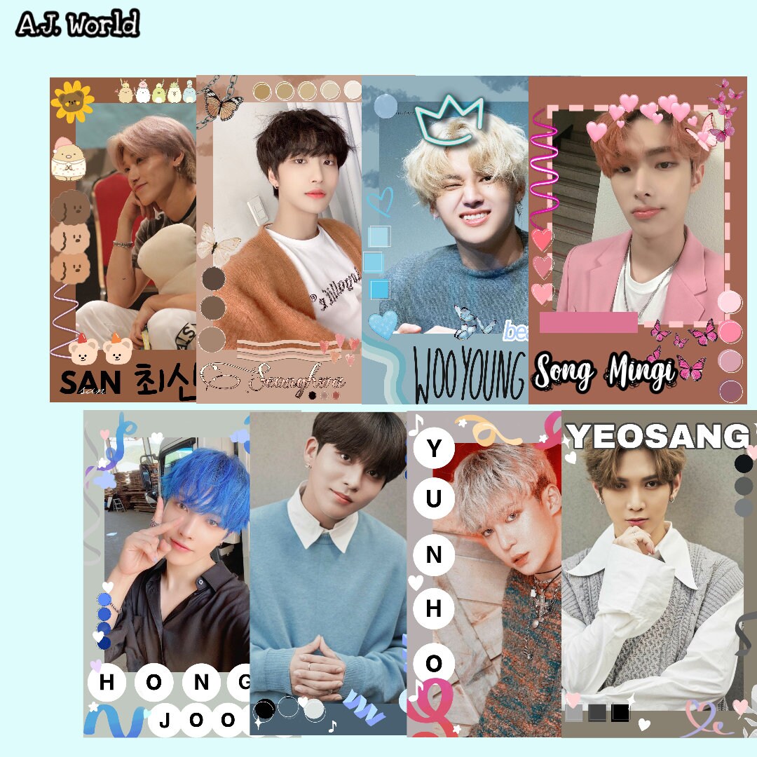 Ateez polaroid - Etsy Polska