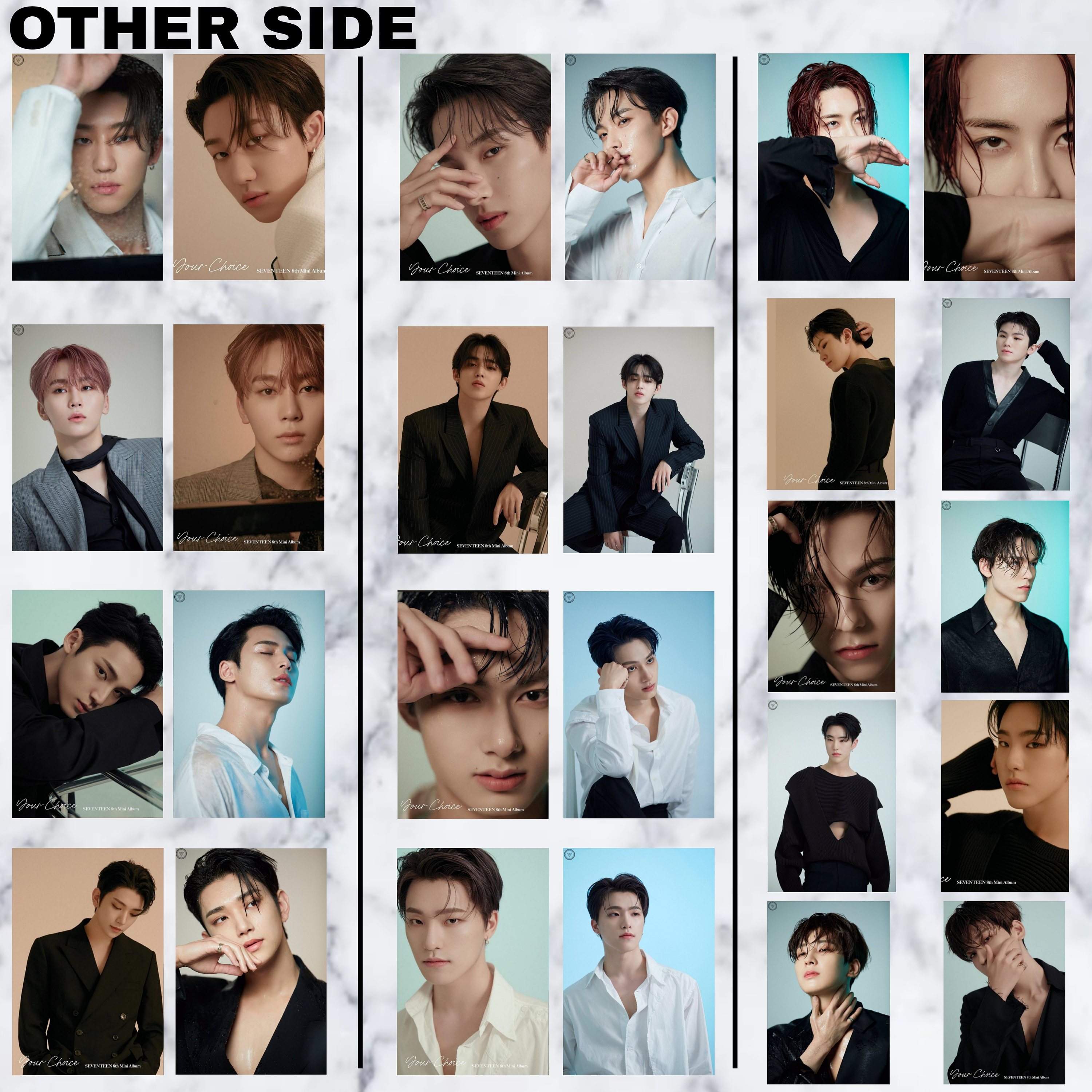 Seventeen Your Choice UNOFFICIAL Album Inclusions Pack// Read Etsy