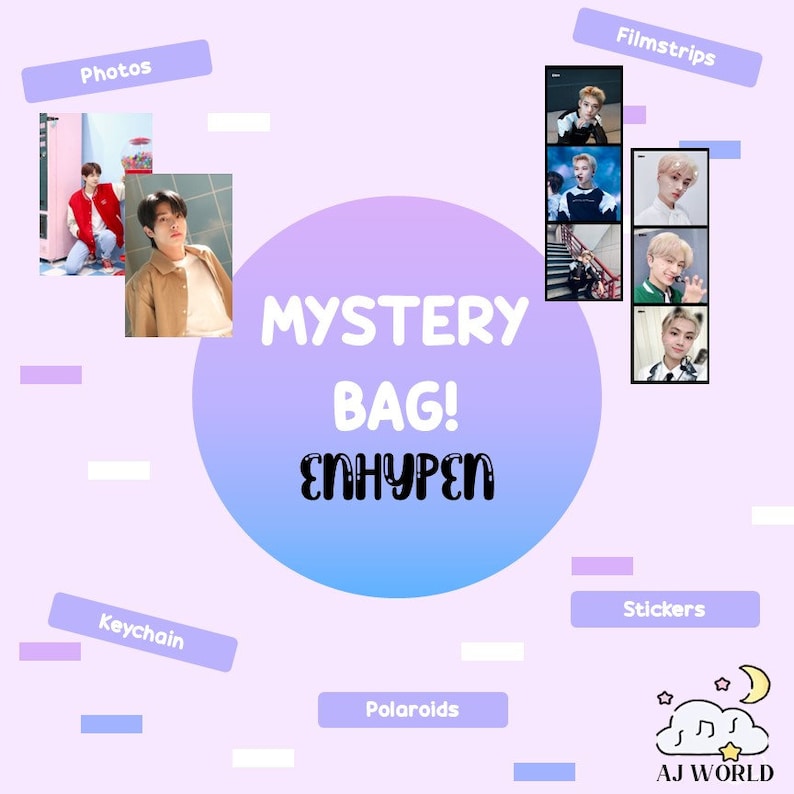 Enhypen Mystery Bag L Enhypen Merch L Kpop Gift Bag L Etsy