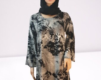 long sleeves dresses - 100 cotton