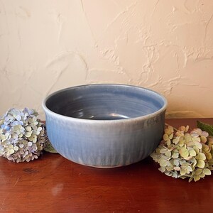 Handmade Blue Glaze Ceramic Serving Bowl