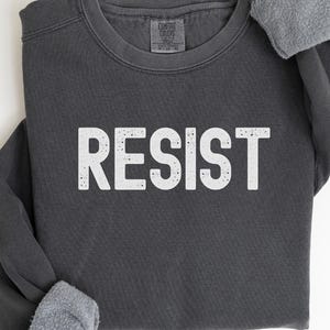 Comfort Colors Subtle Anti Trump Protest Sweatshirt, Anti Trump Gift Subtle F*ck Trump Resist Shirt Democrat Feminist Political Protest Tee