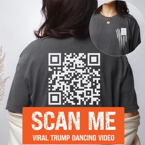 Viral Trump Dance YMCA QR Code T-Shirt - Funny Trump Dance Shirt, Trump Dance Prank Shirt