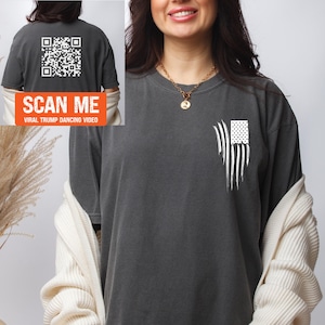 Viral Trump Dance YMCA QR Code T-Shirt - Funny Trump Dance Shirt, Trump Dance Prank Shirt