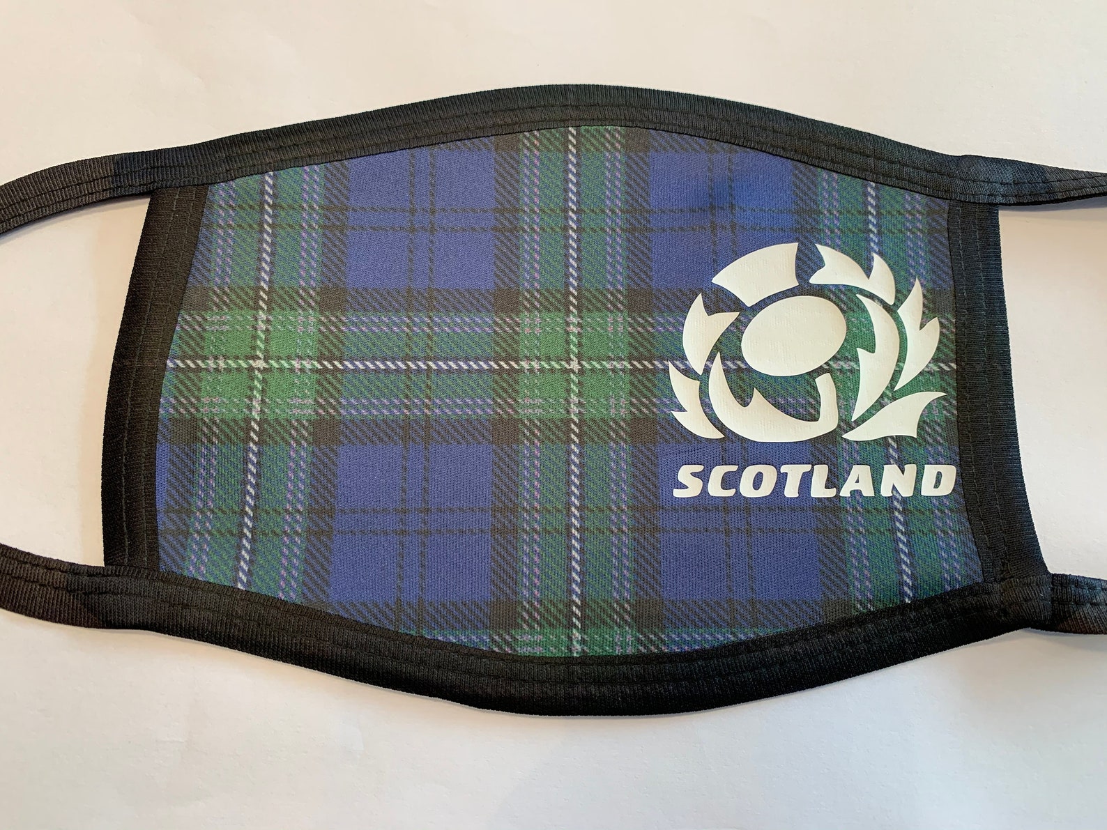 Face mask Scotland rugby 3 layer face mask with inner Etsy
