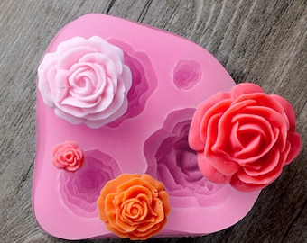 1550 1 Stück Silikonform Mold Blumen Handwerk Abformen