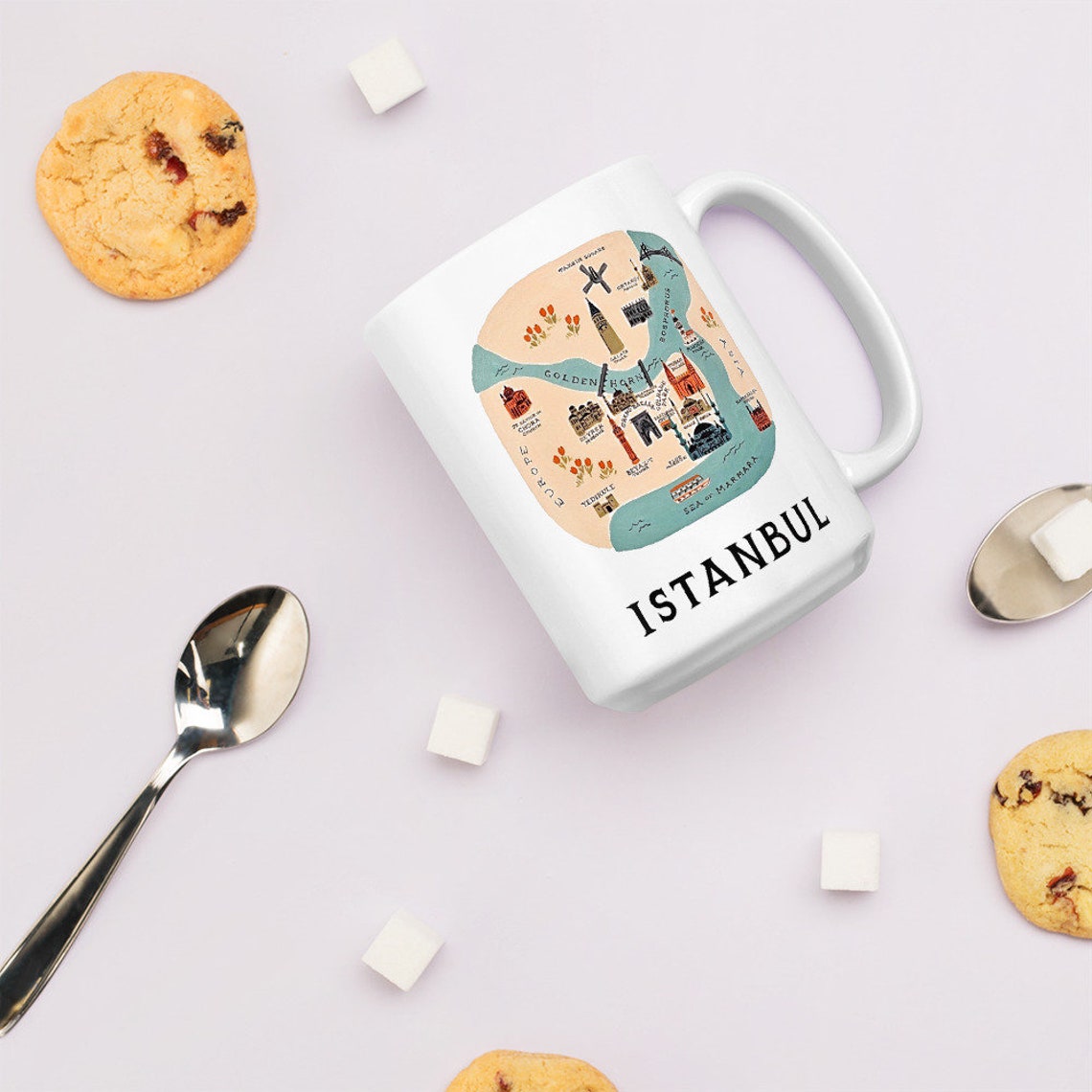 Turkish Gift Turkish Mug Istanbul Gift Europe Gift Turkey Etsy