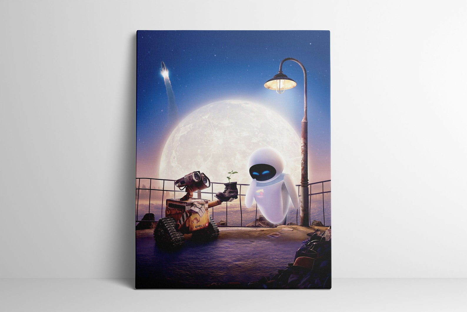 Walle Canvas Wall Art Walle Poster Walle Print Walle Etsy