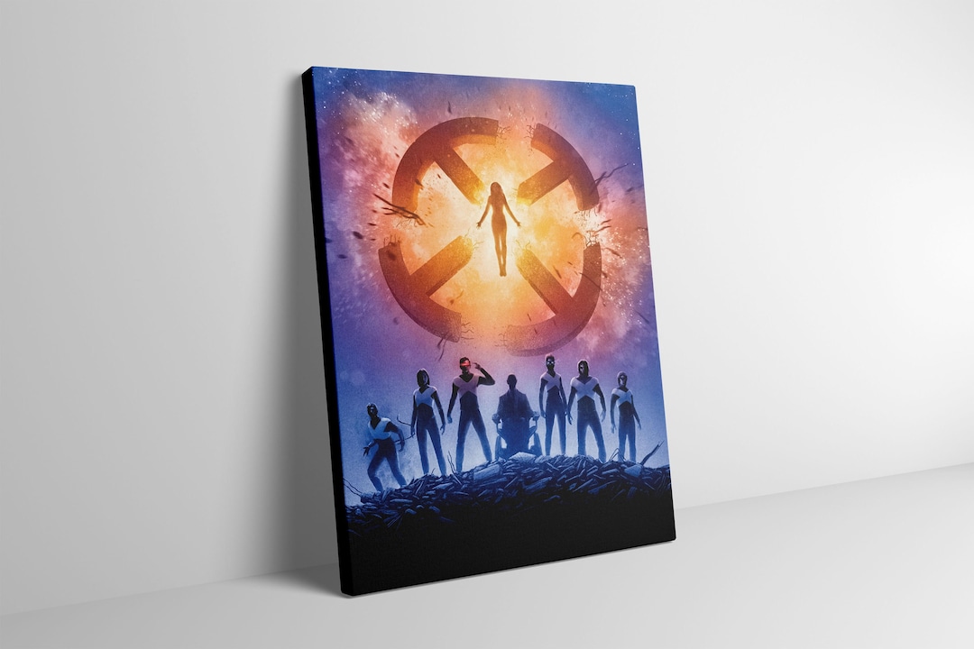 Xmen Canvas Wall Art Xmen Poster Xmen Print Xmen Artwork Xmen