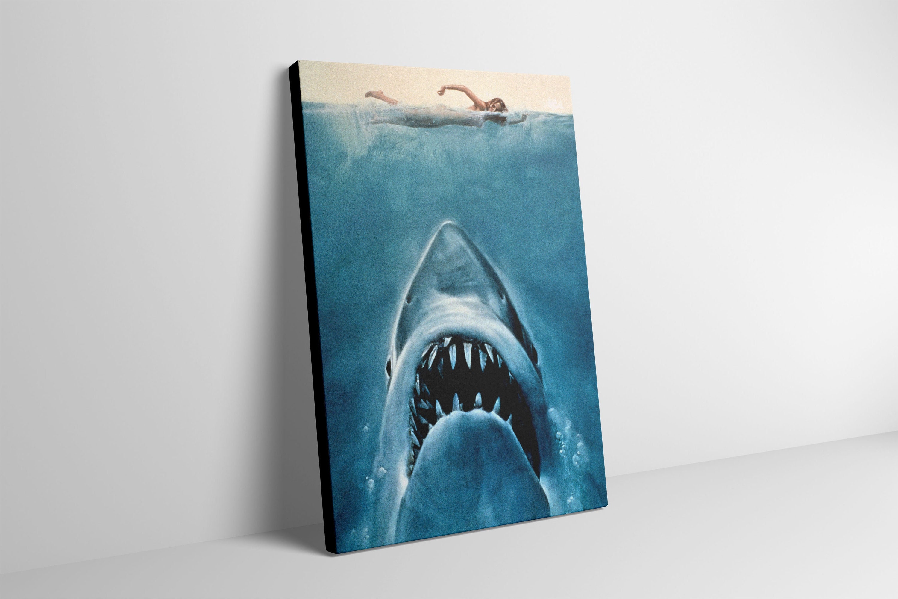 Authentic Universal Studios Hello Kitty Jaws Shark Scene Poster