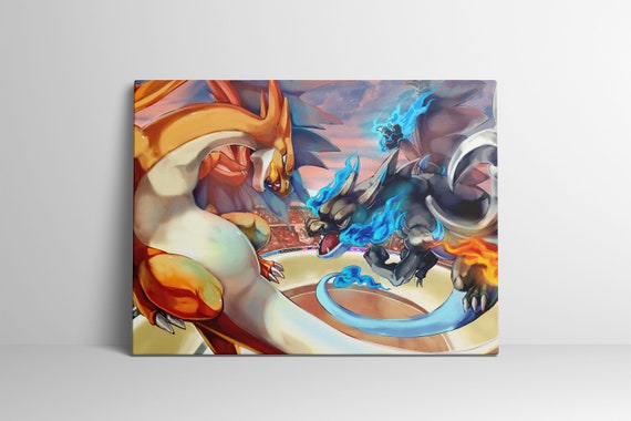 Mega Charizard X Print