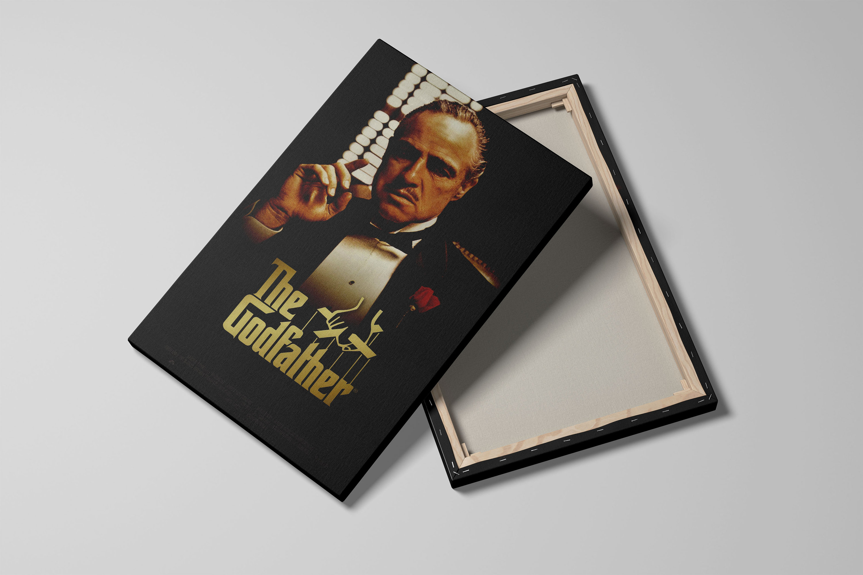 The Godfather Part 1 Movie Poster Canvas Print Godfather - Etsy