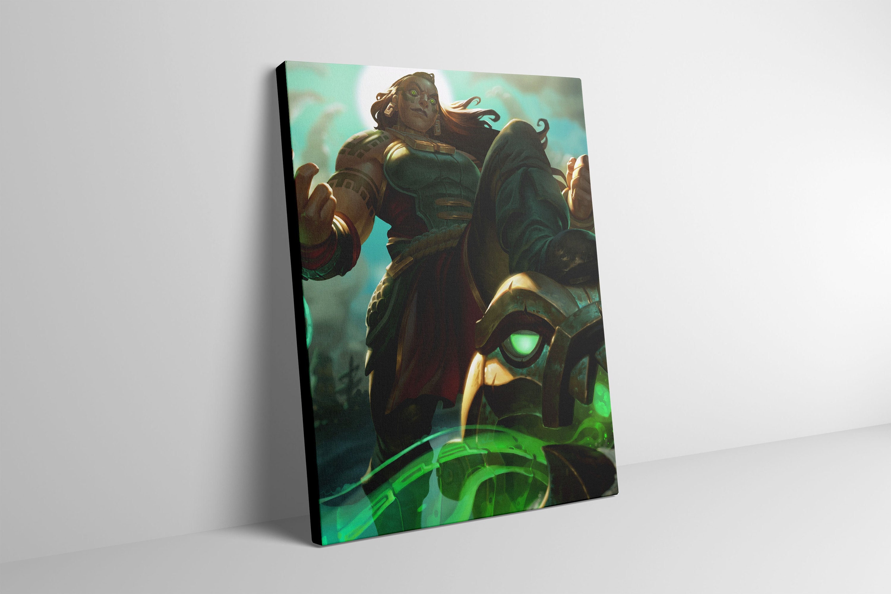 Illaoi Lol Canvas Wall Art ALL SKINS Lol Illaoi Poster 