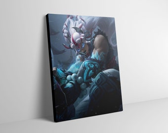 Illaoi Lol Canvas Wall Art ALL SKINS Lol Illaoi Poster 