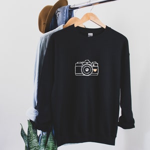 Camera Sweater,Photographer Sweatshirt,Photography Gift,Camera sweatshirt Gift,Gift For Photgrapher,Gift For mom,