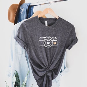 Camera Shirt, Photographer Shirt, Photograph Lover Shirt, Photograph Lover Gift, Photographer Gift, Shirt for Photographer