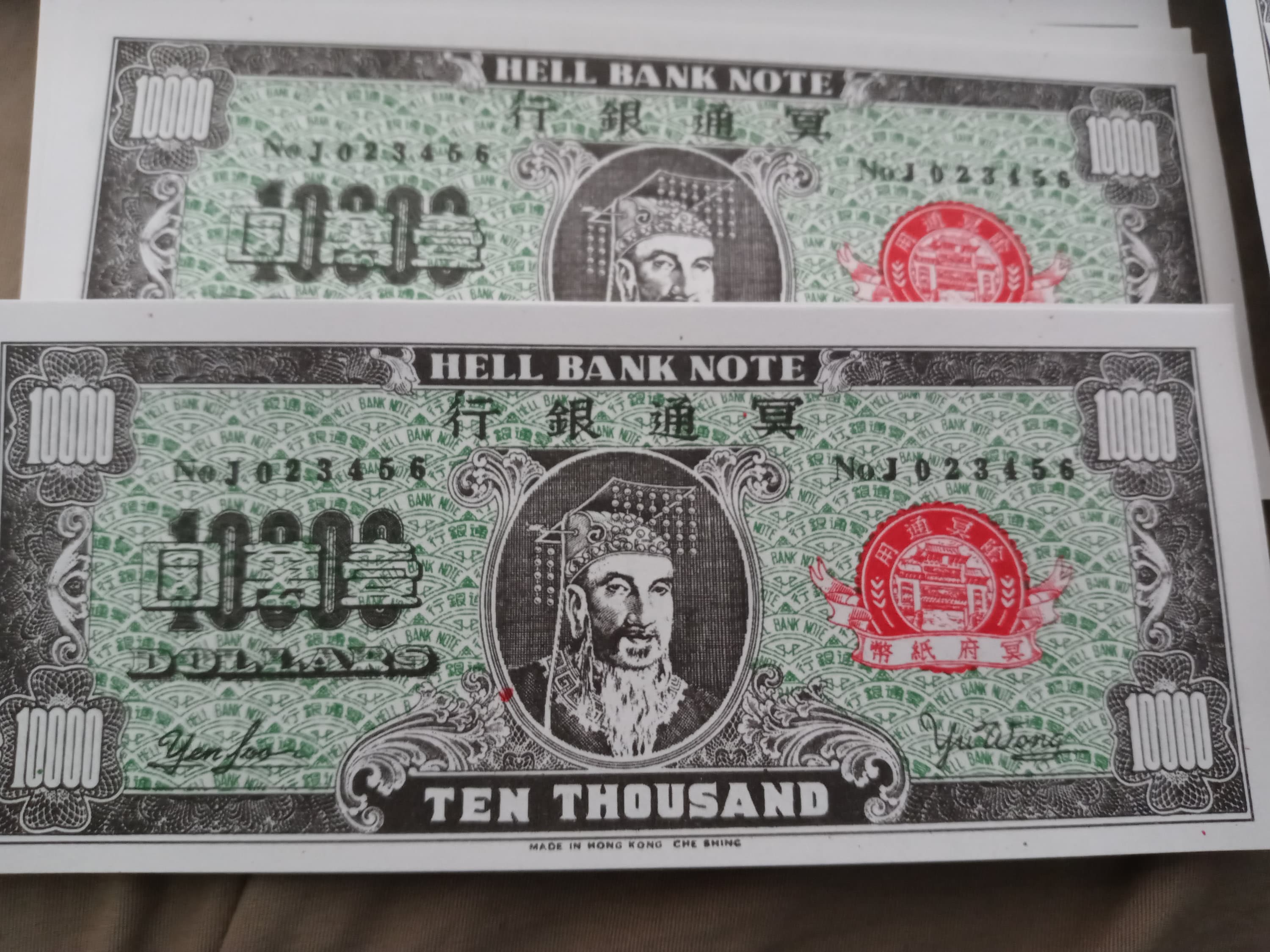 160PCS Chinese Joss Paper X-Large 10''x4.8'' Ancestor Money Hell