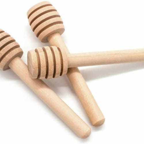 6 Mini Wooden Honey Dippers Individually Wrapped Etsy