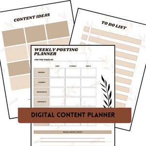 Digital Social Media Planner