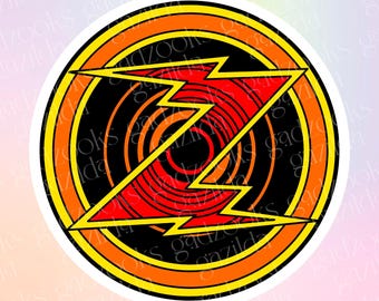Toy Story Sticker, Buzz Lightyear Zerg Target, Hand-Drawn Waterproof Vinyl Sticker
