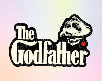Zootopia Sticker, Godfather Mr. Big, Hand-Drawn Waterproof Vinyl Sticker