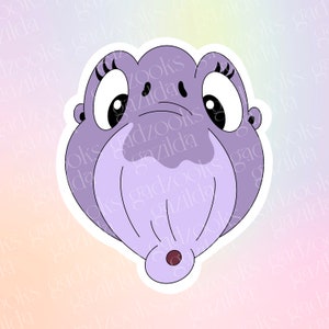 Nostalgic Cartoons, Land Before Time Sticker, Little Foot Dinosaur, Hand-Drawn, Waterproof, Unique, Nostalgic, Stocking Stuffer, Gift
