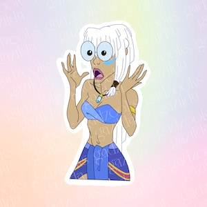 Magic Movie, Atlantis Sticker, Kida Glasses Discovery, Hand-Drawn, Waterproof, Unique, Nostalgic, Stocking Stuffer, Gift